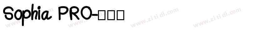 Sophia PRO字体转换